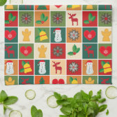 Weihnachtsküche Handtuch (Gefaltet)