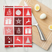 Weihnachtsküche Handtuch (Viertel Falte)