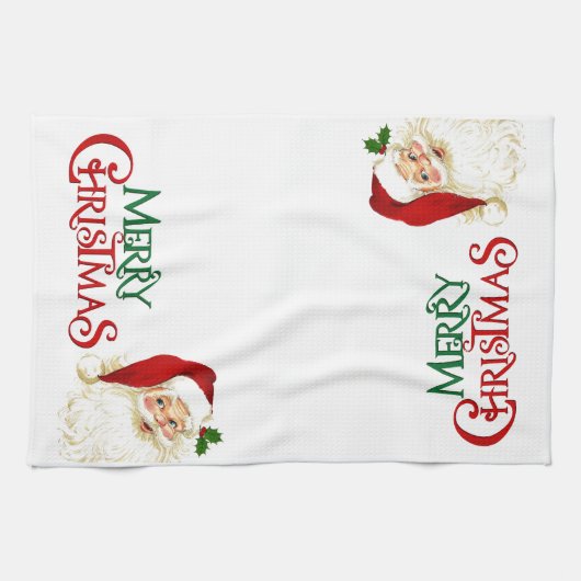 Weihnachtsküche Handtuch Frohe Weihnachten Weihnac (Horizontal)