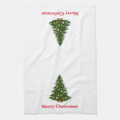 Weihnachtsküche Handtuch Frohe Weihnachtsbaum (Vertikal)