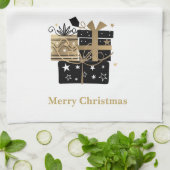 Weihnachtsküche Handtuch frohe Weihnachtsgeschenke (Gefaltet)