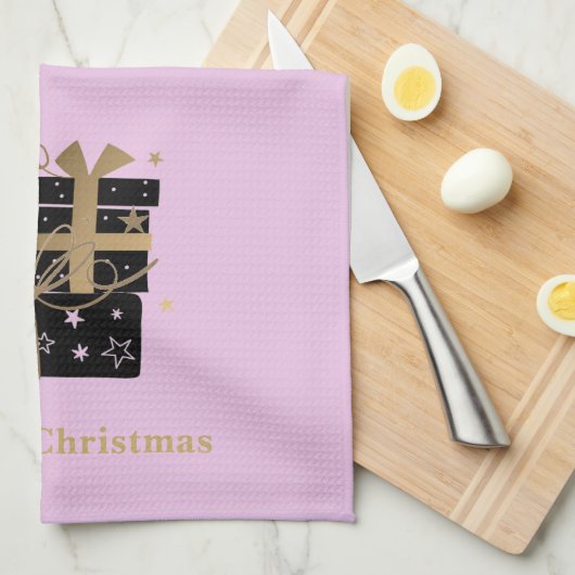 Weihnachtsküche Handtuch frohe Weihnachtsgeschenke (Viertel Falte)