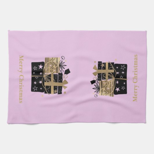 Weihnachtsküche Handtuch frohe Weihnachtsgeschenke (Horizontal)