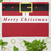Weihnachtsküche Handtuch Funnu Santa Claus Geschen (Gefaltet)