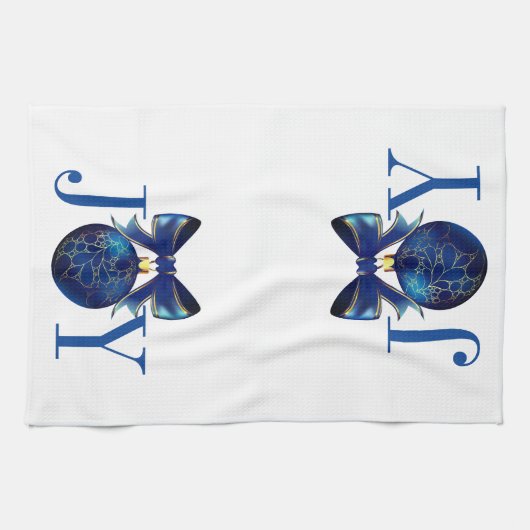 Weihnachtsküche Handtuch-Joy Geschirrtuch (Horizontal)