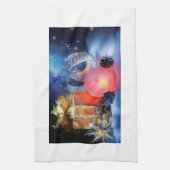 Weihnachtsküche Handtuch mit Geschenken & Ornament (Vertikal)