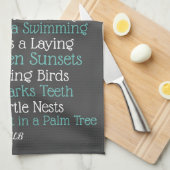 Weihnachtsküche Handtuch Strand Weihnachtsdekor (Viertel Falte)