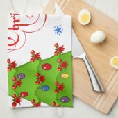 Weihnachtsküche Handtücher (Viertel Falte)