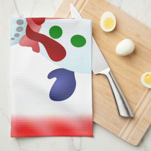 Weihnachtsküche Handtücher (Viertel Falte)