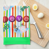 Weihnachtsküche Handtücher (Viertel Falte)