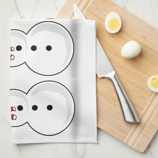 Weihnachtsküche Handtücher (Viertel Falte)