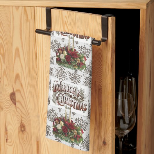 Weihnachtsküche Handtücher (Drittel gefaltet)