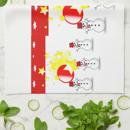 Weihnachtsküche Handtücher (Gefaltet)