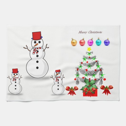 Weihnachtsküche Handtücher (Horizontal)