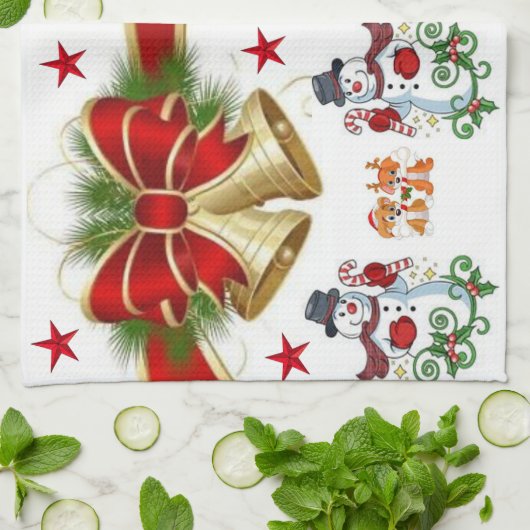 Weihnachtsküche Handtücher (Gefaltet)