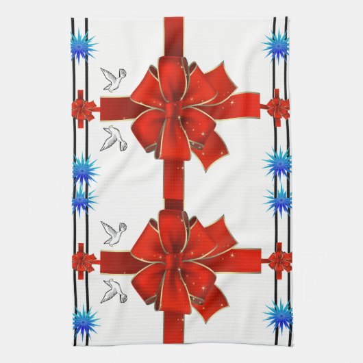 Weihnachtsküche Handtücher (Vertikal)