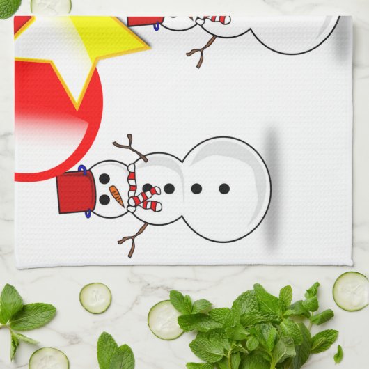 Weihnachtsküche Handtücher (Gefaltet)