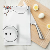 Weihnachtsküche Handtücher (Viertel Falte)