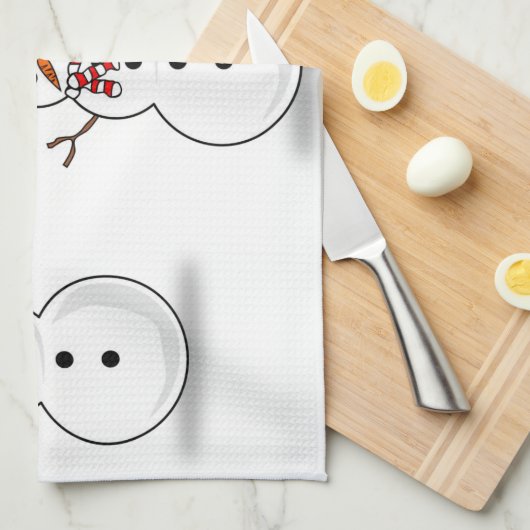 Weihnachtsküche Handtücher (Viertel Falte)