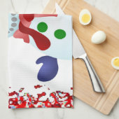 Weihnachtsküche Handtücher (Viertel Falte)