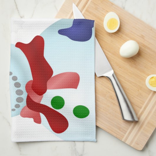 Weihnachtsküche Handtücher (Viertel Falte)