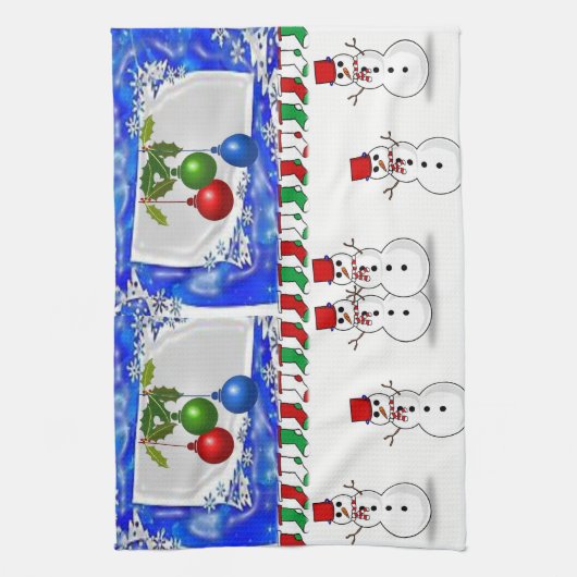 Weihnachtsküche Handtücher (Vertikal)