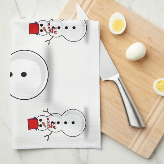 Weihnachtsküche Handtücher (Viertel Falte)