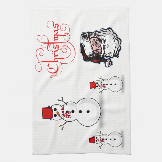 Weihnachtsküche Handtücher (Vertikal)