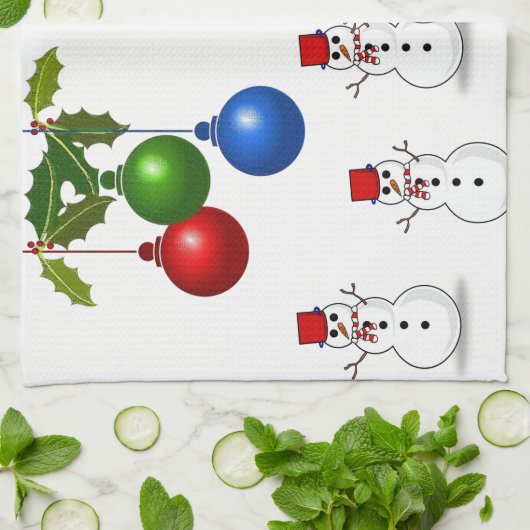 Weihnachtsküche Handtücher (Gefaltet)