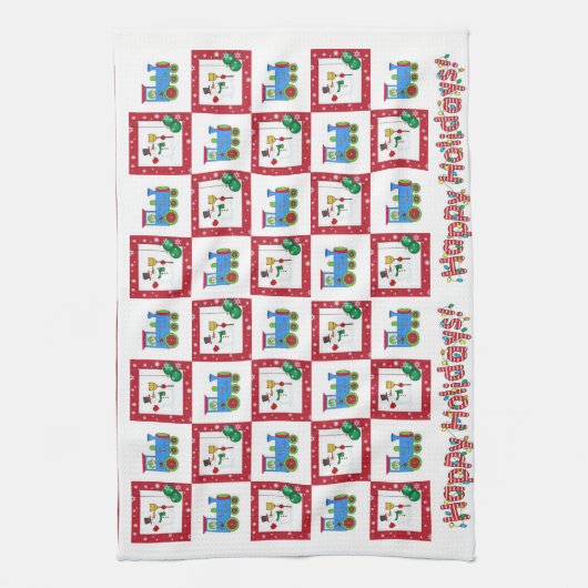 Weihnachtsküche Handtücher (Vertikal)