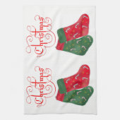 Weihnachtsküche Handtücher (Vertikal)