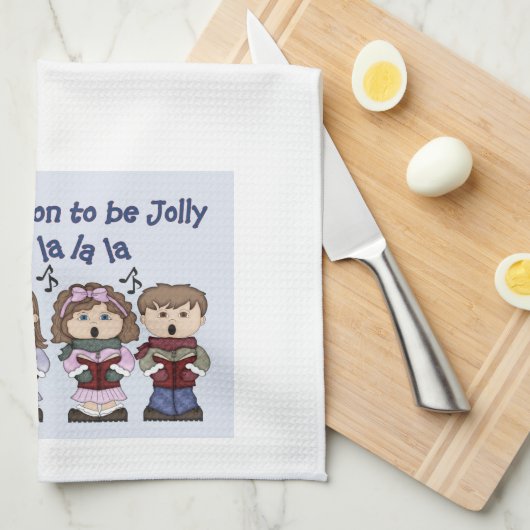 Weihnachtsküche - Handtuchhalter - Das ist die Jah Geschirrtuch (Viertel Falte)