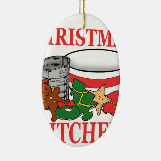 Weihnachtsküche Keramik Ornament (Rechts)