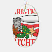 Weihnachtsküche Keramik Ornament (Links)