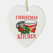 Weihnachtsküche Keramikornament (Rechts)