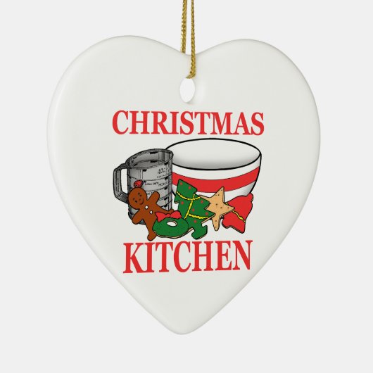 Weihnachtsküche Keramikornament (Rechts)