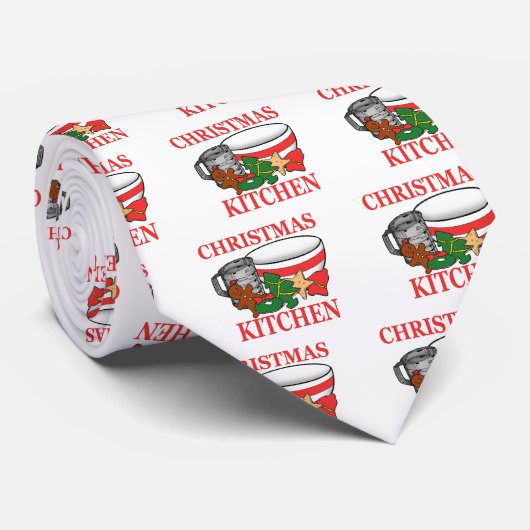 Weihnachtsküche Krawatte (Gerollt)