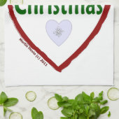 Weihnachtsküche Liebe Küchentücher (Gefaltet)