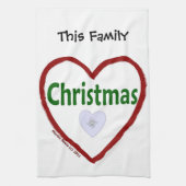 Weihnachtsküche Liebe Küchentücher (Vertikal)