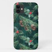 Weihnachtsküche mit Zapfen Case-Mate iPhone Hülle (Rückseite)