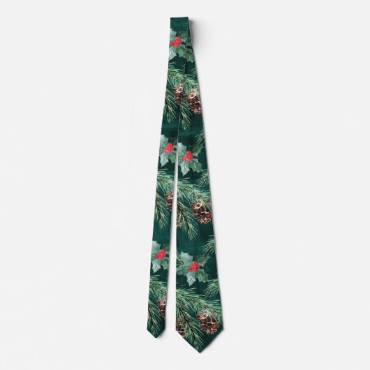 Weihnachtsküche mit Zapfen Krawatte (Rückseite)