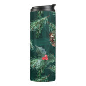 Weihnachtsküche mit Zapfen Thermosbecher (Nach links gedreht)