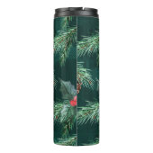 Weihnachtsküche mit Zapfen Thermosbecher (Rückseite)