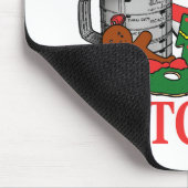 Weihnachtsküche Mousepad (Ecke)