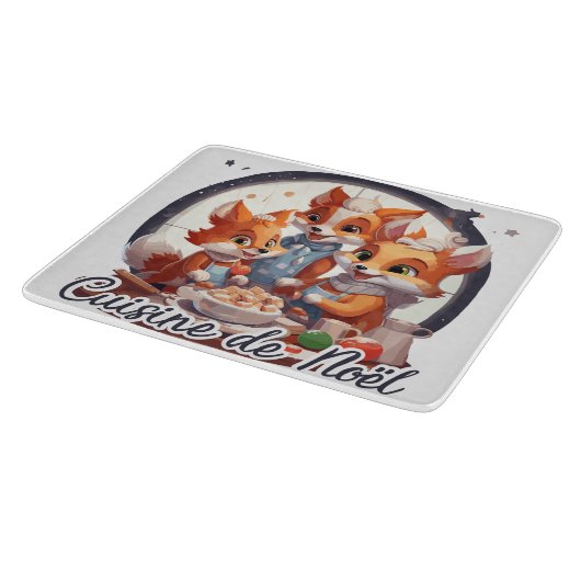 Weihnachtsküche Schneidebrett (Ecke)