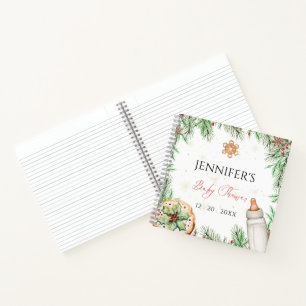 Weihnachtsküche Wasserfarbe Kinderdusche Gästebuch Notizblock