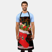 Weihnachtsküche: Weihnachts-Koch-Special Schürze (Getragen)
