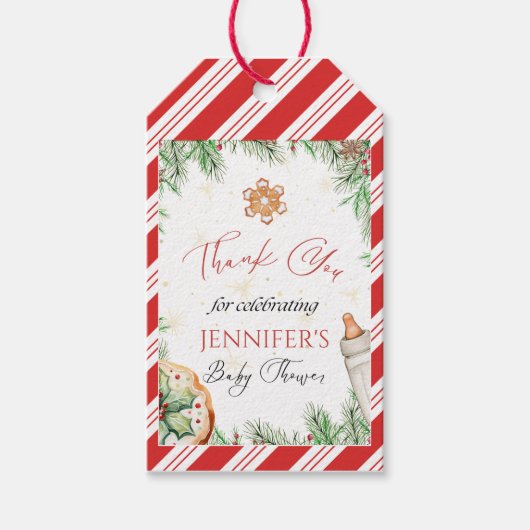 Weihnachtsküche Weihnachtsgeschenk Kinderdusche Geschenkanhänger (Vorderseite)