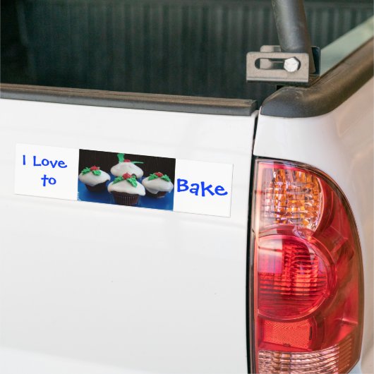 Weihnachtskuchen Autoaufkleber (Auf Lkw)