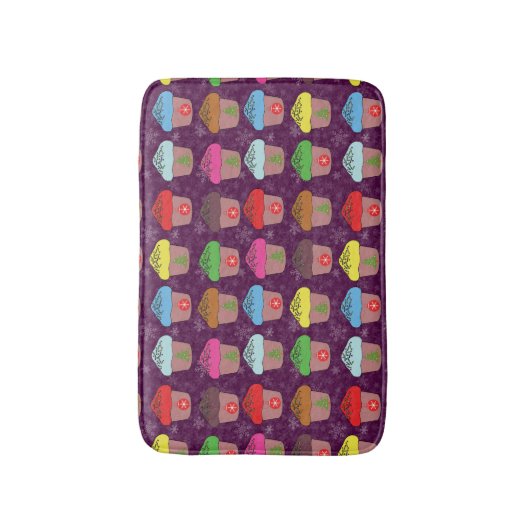 Weihnachtskuchen Badematte (Vorderseite Vertikal)